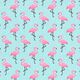 Gecoate katoen flamingo,  thumbnail number 1