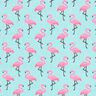 Gecoate katoen flamingo,  thumbnail number 1