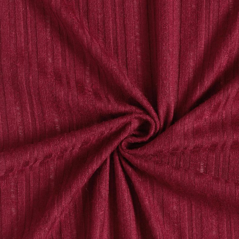 Tricot effen – bordeauxrood,  image number 4