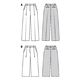 Broek | Culotte, Burda 6436 | 34 - 44,  thumbnail number 4