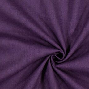 Linnen stof Ramee mix medium – aubergine, 