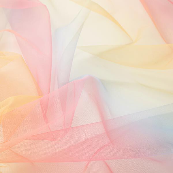 Softmesh Regenboog-verloop – roze/geel,  image number 3