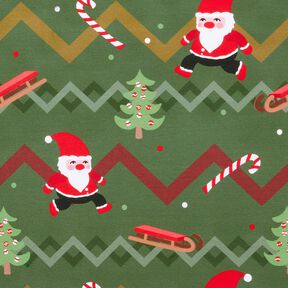 French Terry Kerstman | Glitzerpüppi – pijn/vuurrood, 