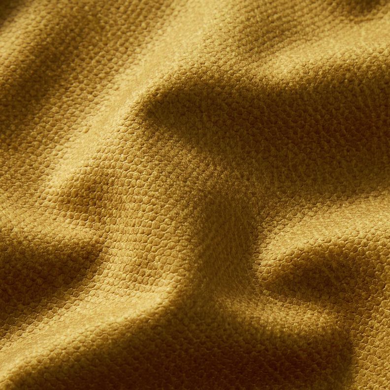 Bekledingsstof Fluweellook – mosterd, image number 2