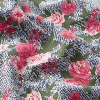 Chambray roze jeanslook – lichtblauw, 