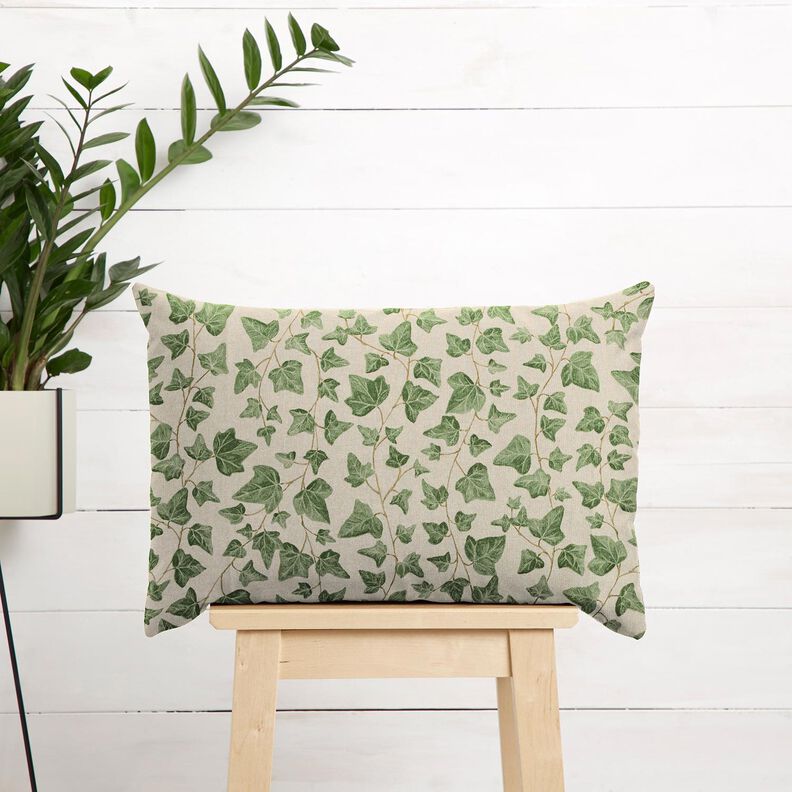 Decostof Half panama Klimop – natuur/groen,  image number 6