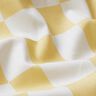 Katoenen stof Cretonne abstracte ruiten – wit/vanillegeel,  thumbnail number 2