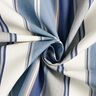 Outdoorstof Canvas gemengde strepen – indigo/ivoor,  thumbnail number 3