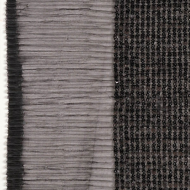 Pailletten plissé – zwart,  image number 5