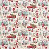 Decostof Gobelin Kerstkabouters – lichtbeige/rood,  thumbnail number 1