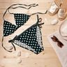 Badpakstof retro ruitjes – zwart/pepermunt,  thumbnail number 6