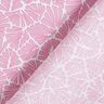 Gecoate katoen abstracte minibladeren – roze/wit,  thumbnail number 5