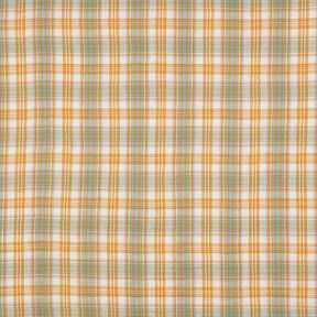 Mousseline/dubbel gehaakte stoffen Ruit| Poppy Fabrics – currygeel/salie, 