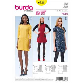 Jurk, Burda 6721, 