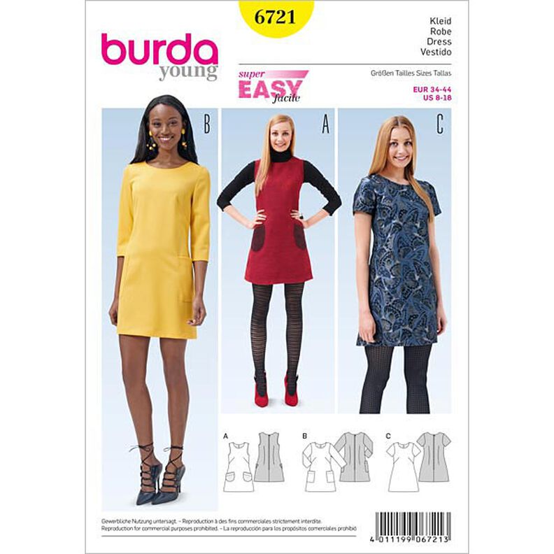 Jurk, Burda 6721,  image number 1