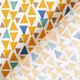 Katoenen stof Cretonne Mini-driehoekjes – wit/currygeel,  thumbnail number 4