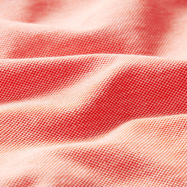 Piqué jersey effen – oranje, image number 2