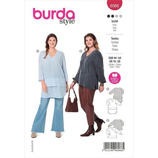 Tuniek, Burda 6066 | 44-54, 