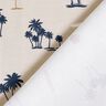 Katoenjersey Hawaii-gevoel – licht taupe,  thumbnail number 4