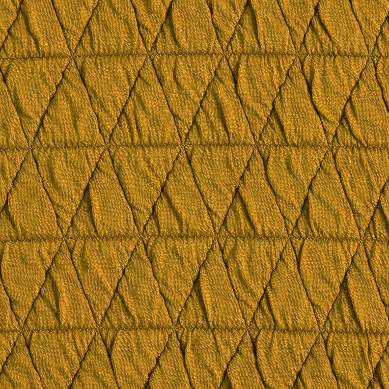 Gewatteerde jersey geruit – geel olijfgroen,  image number 1