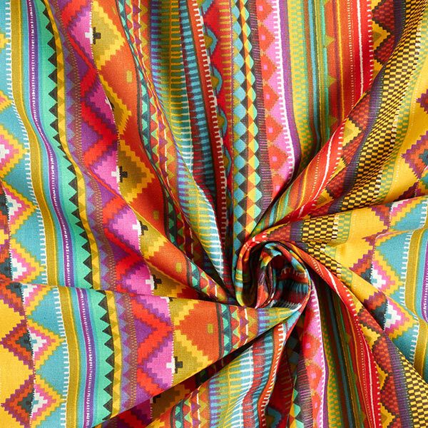 Katoenstof van Cretonne Inca,  image number 3