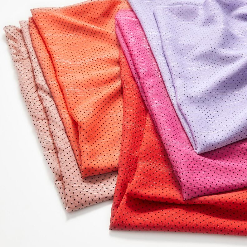 Chiffon glitterstrepen en stippen – purper,  image number 5