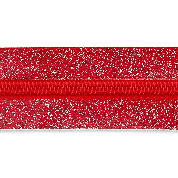 Eindeloze ritssluiting – signaalrood/zilver, image number 1