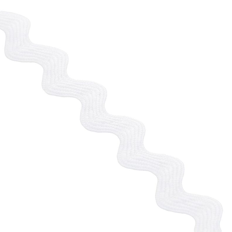 Gekartelde vlecht [12 mm] – wit,  image number 1