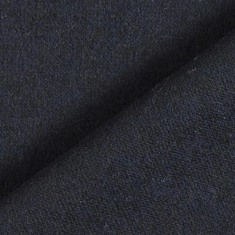 Gebreid wol effen – zwart blauw,  image number 4
