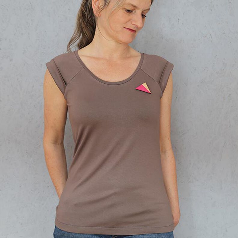 FRAU JOSY - tanktop met raglannaden en omslag op de schouders, Studio Schnittreif  | XS -  XL,  image number 3