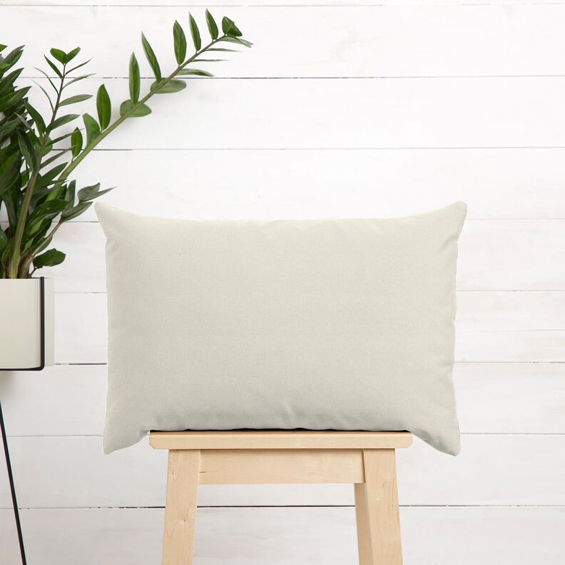 Outdoorstof Canvas Effen – ecru, image number 6