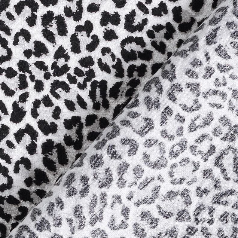 Viscosemix luipaardprint – grijs,  image number 4