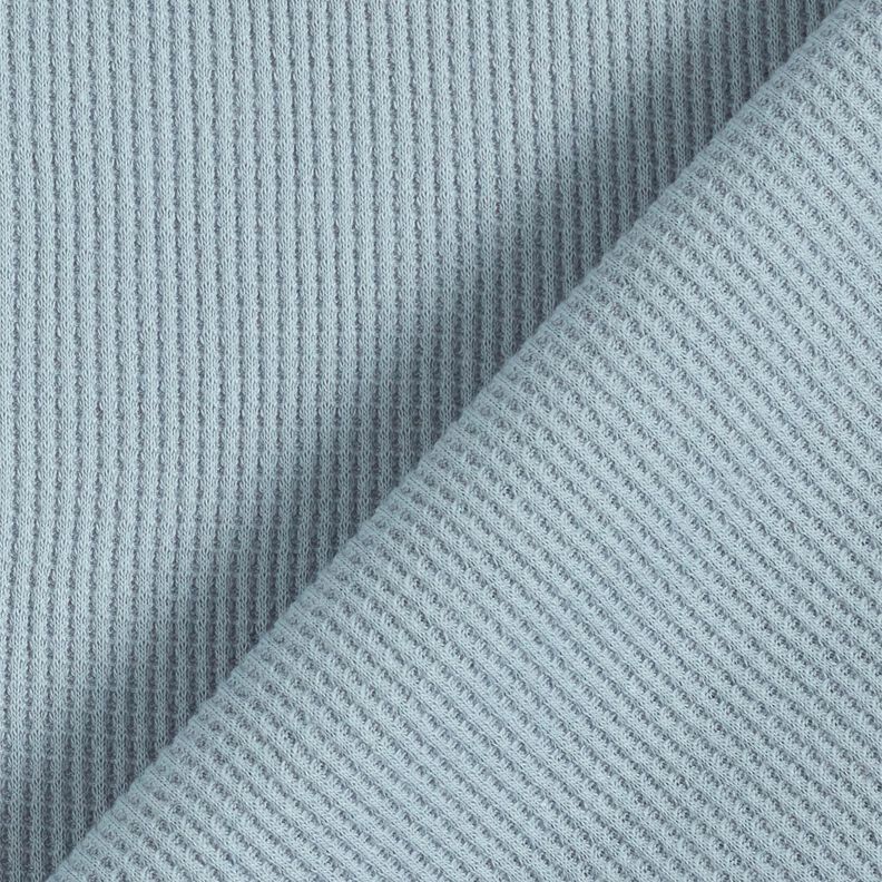 Wafel jersey Effen – lichtblauw,  image number 3