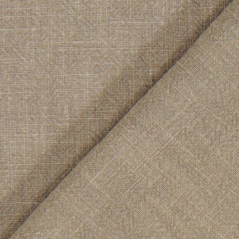 Ramie Linnen stof stone washed, zware kwaliteit – olijf,  image number 3