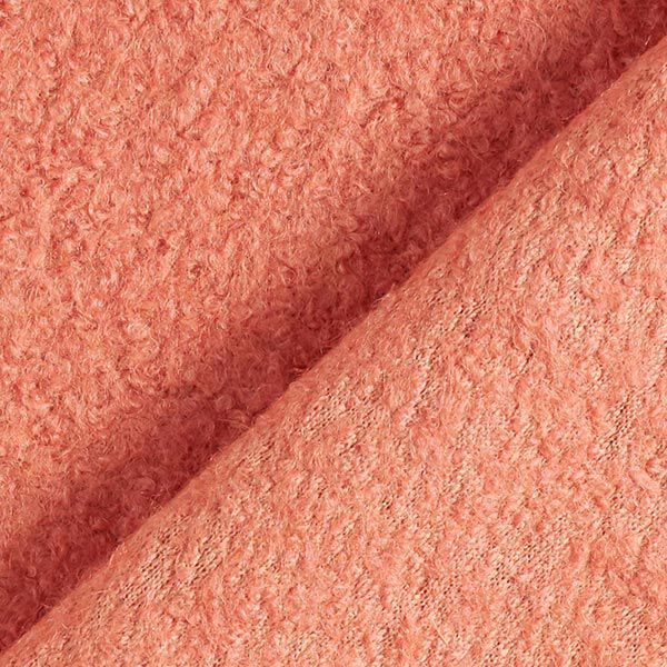 Mantelboucle effen – terracotta, image number 4