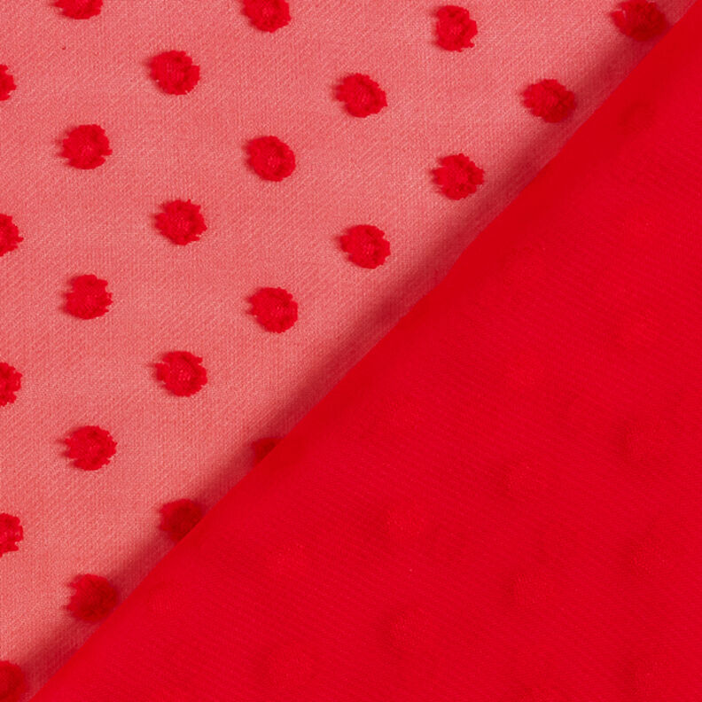 Chiffon Dobby punten – rood,  image number 4