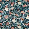 Decostof Jacquard Vintage bloemen – petroleum/donkerrood,  thumbnail number 1
