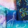 Katoenjersey Dino-contouren | Glitzerpüppi – blauwlila/pepermunt,  thumbnail number 8