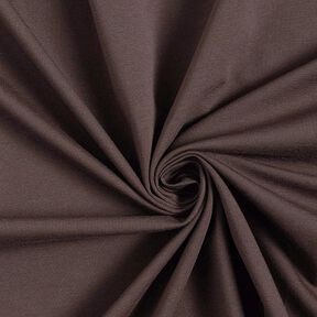 Katoenjersey medium effen – zwartbruin, 