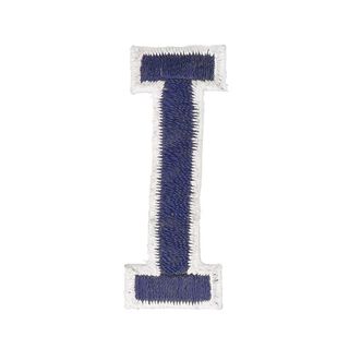 Applicatie letter I [ Hoogte: 4,6 cm ] – marineblauw, 