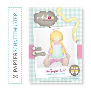 Pop naaien: Papieren patroon lappenpop "LULU"  | Kullaloo, 