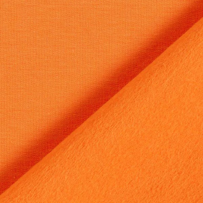 Licht katoenen sweatstof effen – oranje,  image number 5