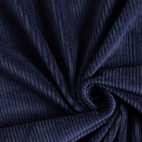 Brede rib stretch – marineblauw, 