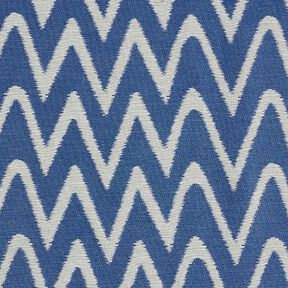 Outdoorstof jacquard Ikat patroon – blauw, 