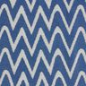Outdoorstof jacquard Ikat patroon – blauw,  thumbnail number 1