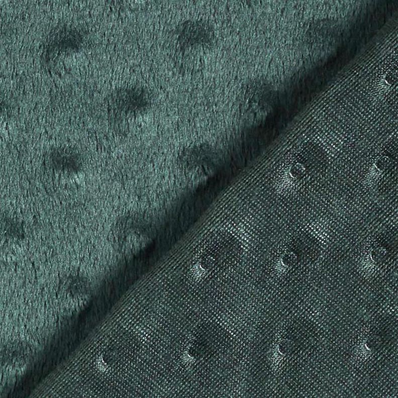 Gezellige fleece reliëfpunten – donkergroen,  image number 4