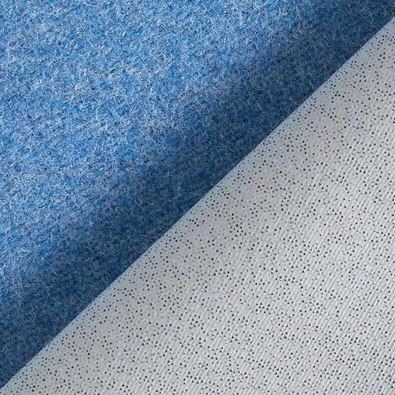 Waterafstotende effen wollen stof – stralend blauw,  image number 4
