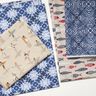 Decostof Canvas Batiktegels – indigo/wit,  thumbnail number 6