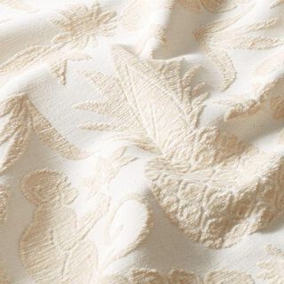 Chenille-Jacquard Barok jungle – creme, 