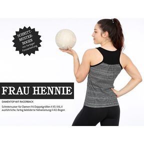 MEVROUW HENNIE Damestop met racerback | Studio Schnittreif | XS-XXL, 